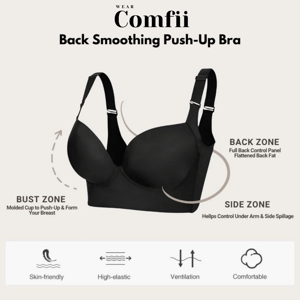 Back Smoothing Push-Up Bra (Buy 1 Get 1 FREE)